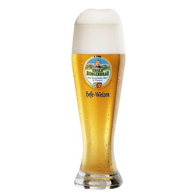 UNSER BÜRGERBRÄU Weizenglas